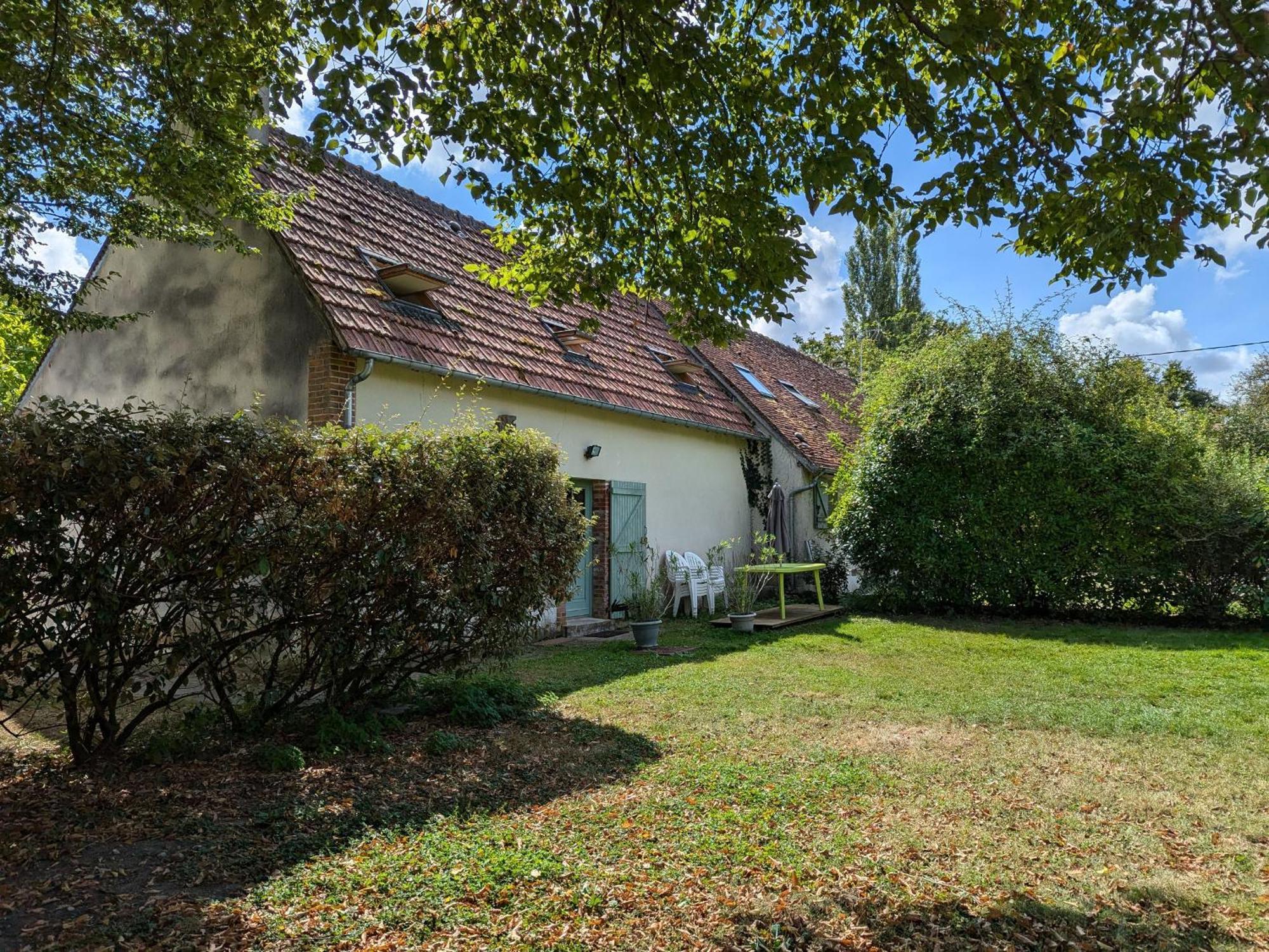 Villa Ferme Renovee En Sologne Avec Cheminee, Fibre Et Jardin, Proche De Gien Et Sancerre - Fr-1-590-81 Coullons Exterior foto